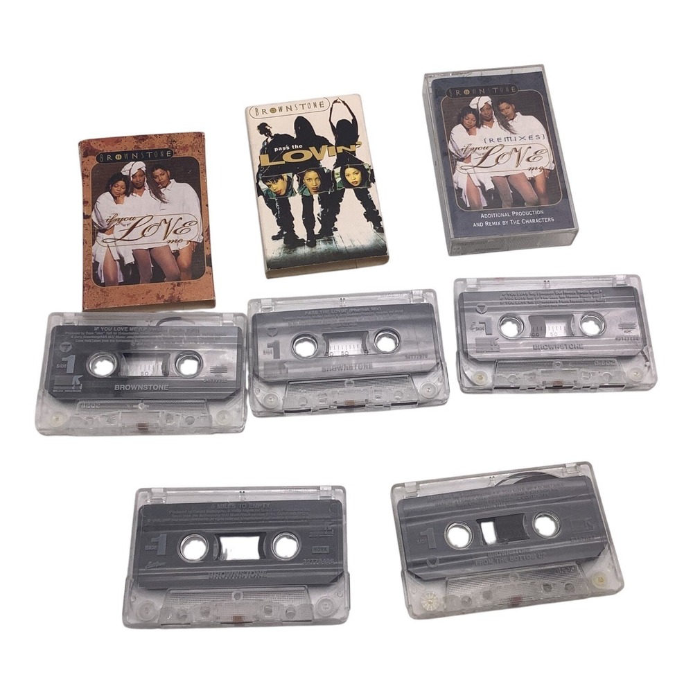 Brownstone VTG Cassette‎ Tape Lot of 5